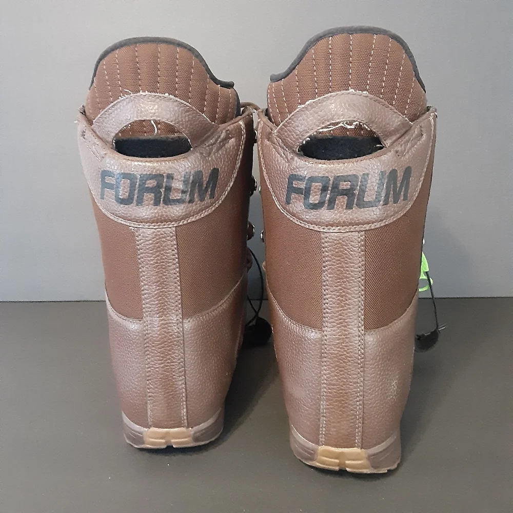 FORUM RECON CONCENTRIX L1 CHOCOLATE BROWN SNOWBOARD BOOT MENS 8.5 WMS 10 EU 41.5